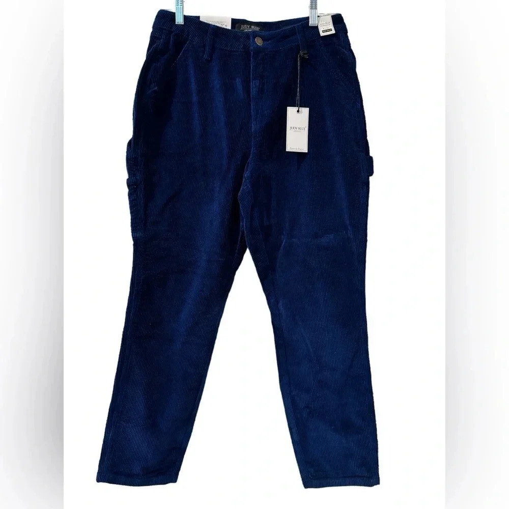 🍀 JUDY BLUE NWT SKINNY CORDUROY PANTS INDIGO BLUE